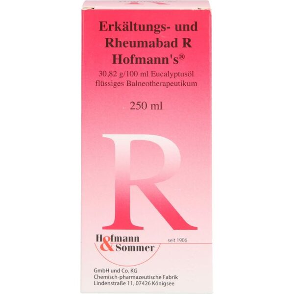 ERKÄLTUNGS- UND Rheumabad R Hofmann's 250 ml