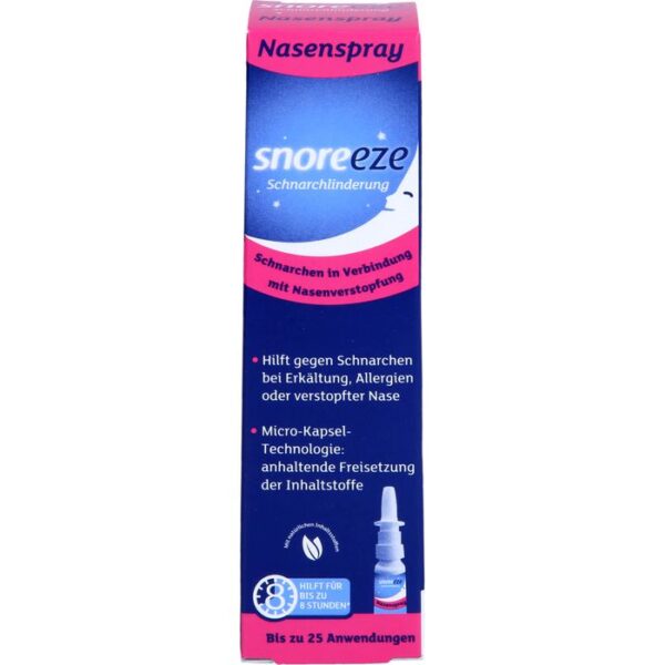 SNOREEZE Schnarchlinderung Nasenspray 10 ml