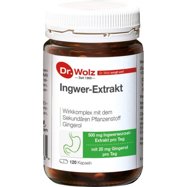 INGWER EXTRAKT Dr.Wolz Kapseln 120 St.