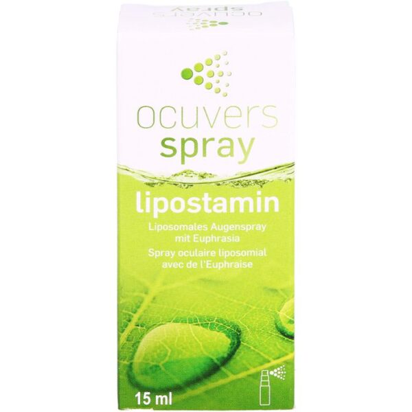 OCUVERS spray lipostamin Augenspray mit Euphrasia 15 ml