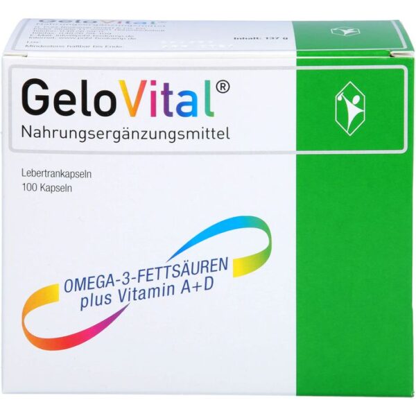 GELOVITAL Nahrungsergänzungsmittel Lebertran Kaps. 100 St.