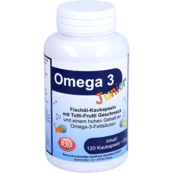 OMEGA-3 JUNIOR Berco Kaukapseln 120 St.