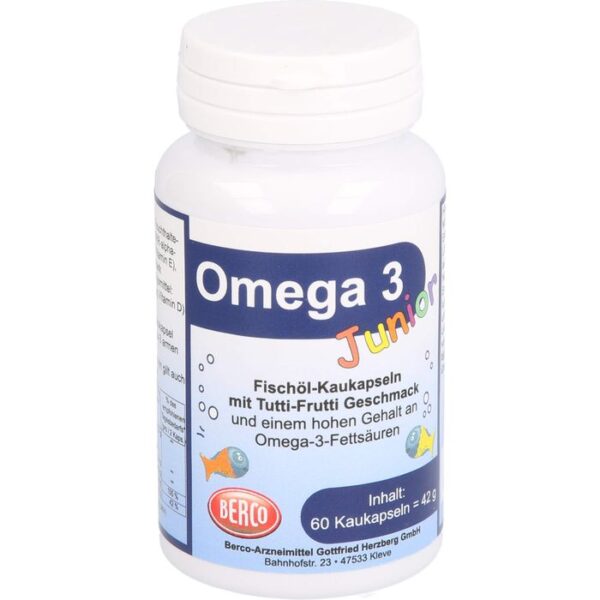 OMEGA-3 JUNIOR Berco Kaukapseln 60 St.