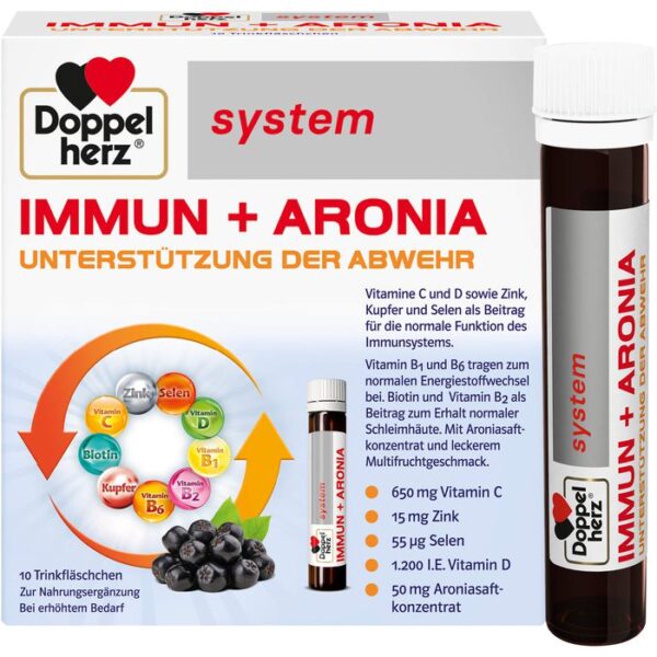 DOPPELHERZ Immun+Aronia system Ampullen 10 St.