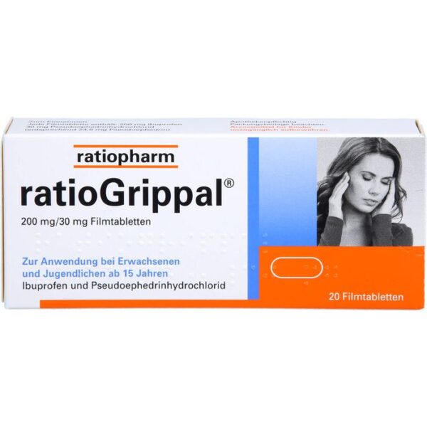 RATIOGRIPPAL 200 mg/30 mg Filmtabletten 20 St.