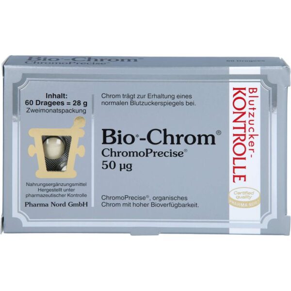 BIO-CHROM ChromoPrecise 50 µg Pharma Nord Dragees 60 St.