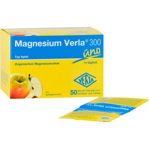 MAGNESIUM VERLA 300 Apfel Granulat 50 St.