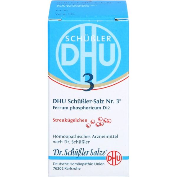 BIOCHEMIE DHU 3 Ferrum phosphoricum D 12 Globuli 10 g