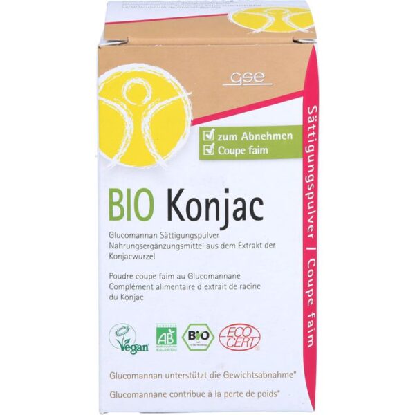 GSE Bio Konjac Glucomannan Sättigungspulver 135 g