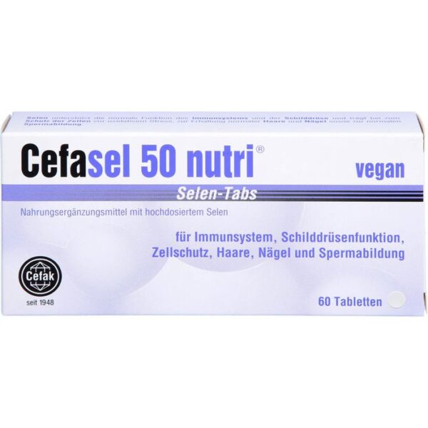 CEFASEL 50 nutri Selen-Tabs 60 St.