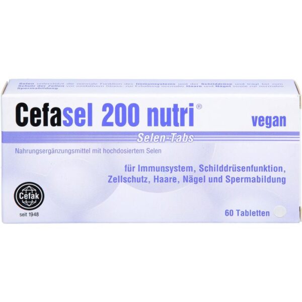 CEFASEL 200 nutri Selen-Tabs 60 St.