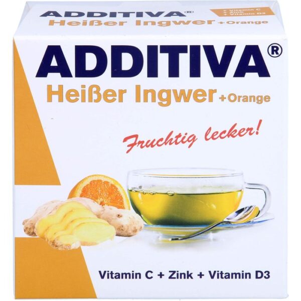 ADDITIVA heißer Ingwer+Orange Pulver 120 g