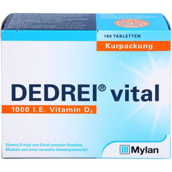 DEDREI vital Tabletten Kurpackung 180 St.