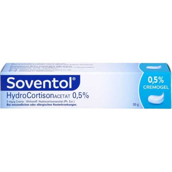 SOVENTOL Hydrocortisonacetat 0,5% Creme 30 g