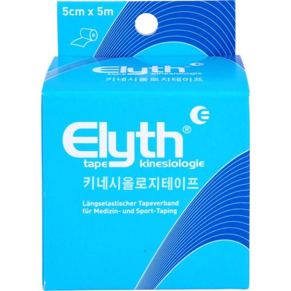 KINESIOLOGIE Tape Elyth 5 cmx5 m blau 1 St.