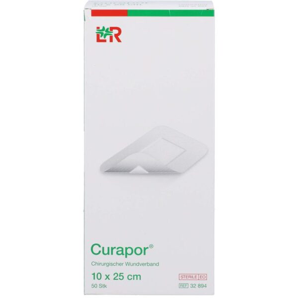 CURAPOR Wundverband steril chirurgisch 10x25 cm 50 St.