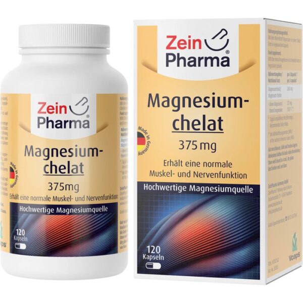 MAGNESIUM CHELAT Kapseln hoch bioverfügbar 120 St.