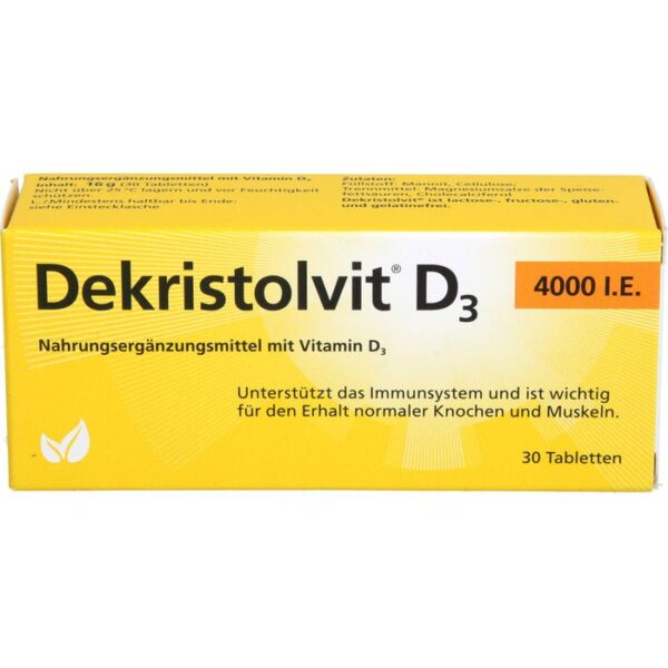 DEKRISTOLVIT D3 4000 I.E. Tabletten 30 St.