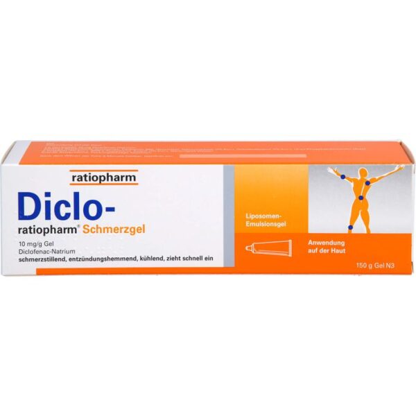 DICLO-RATIOPHARM Schmerzgel 150 g