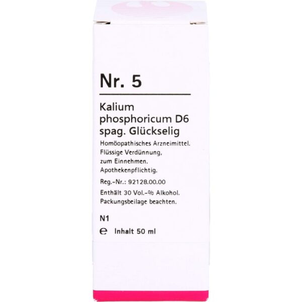 NR.5 Kalium phosphoricum D 6 spag.Glückselig 50 ml