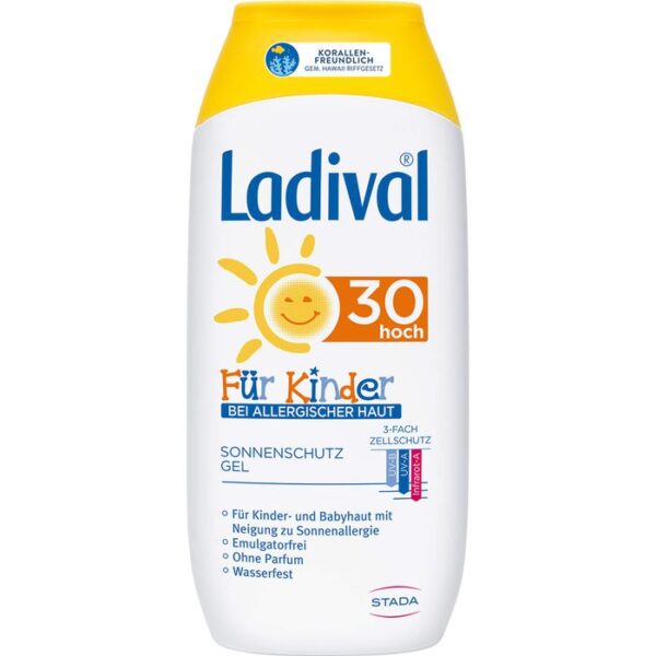 LADIVAL Kinder allergische Haut Gel LSF 30 200 ml