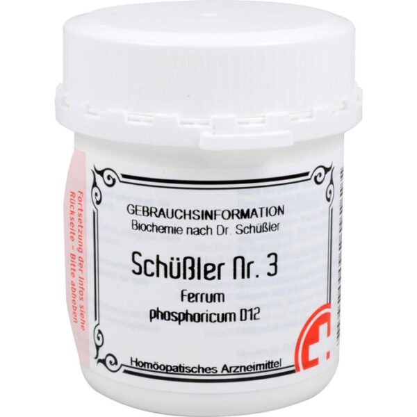 SCHÜSSLER NR.3 Ferrum phosphoricum D 12 Tabletten 400 St.