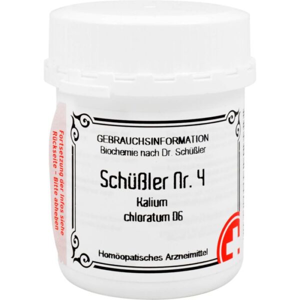 SCHÜSSLER NR.4 Kalium chloratum D 6 Tabletten 400 St.