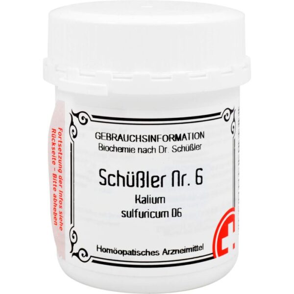 SCHÜSSLER NR.6 Kalium sulfuricum D 6 Tabletten 400 St.