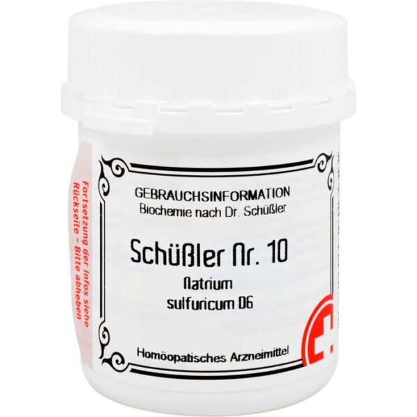 SCHÜSSLER NR.10 Natrium sulfuricum D 6 Tabletten 400 St.