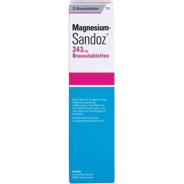 MAGNESIUM SANDOZ 243 mg Brausetabletten 20 St.