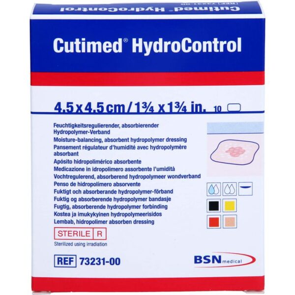 CUTIMED HydroControl Kompressen 4,5x4,5 cm 10 St.