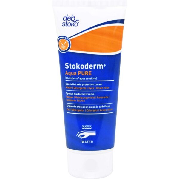 STOKODERM Aqua Pure Hautschutz Creme 100 ml