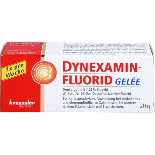 DYNEXAMINFLUORID Gelee Dentalgel 20 g