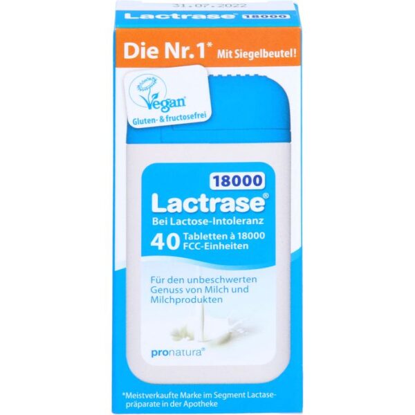 LACTRASE 18.000 FCC Tabletten im Spender 40 St.