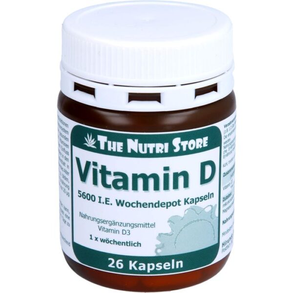 VITAMIN D 5600 I.E. Wochendepot Kapseln 26 St.