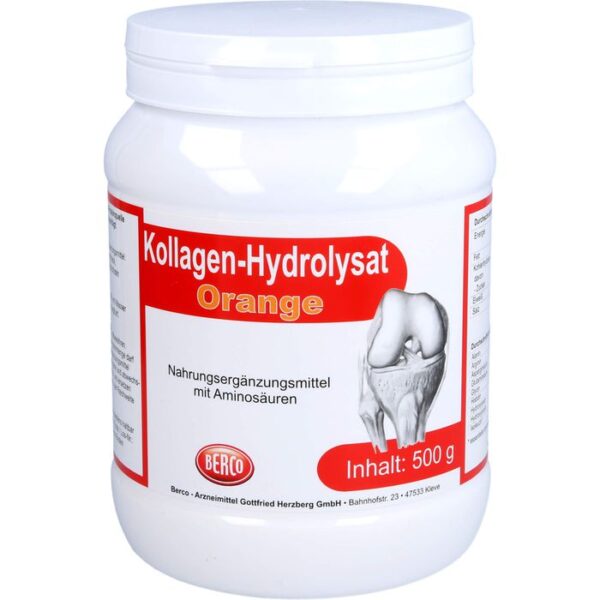 KOLLAGEN HYDROLYSAT Orange Pulver 500 g