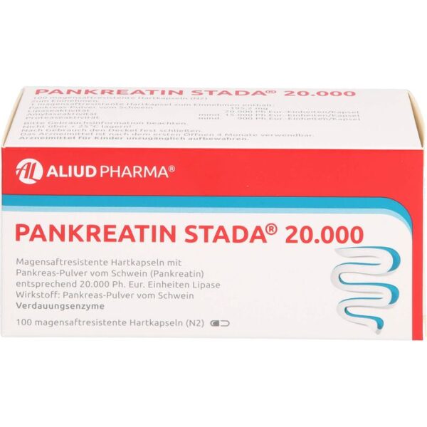 PANKREATIN STADA 20.000 magensaftres.Hartk.ALIUD 100 St.