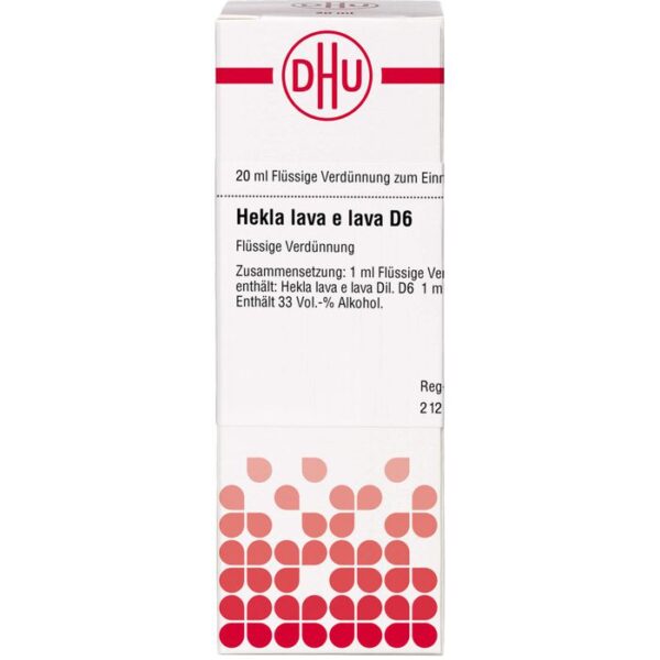 HEKLA lava e lava D 6 Dilution 20 ml