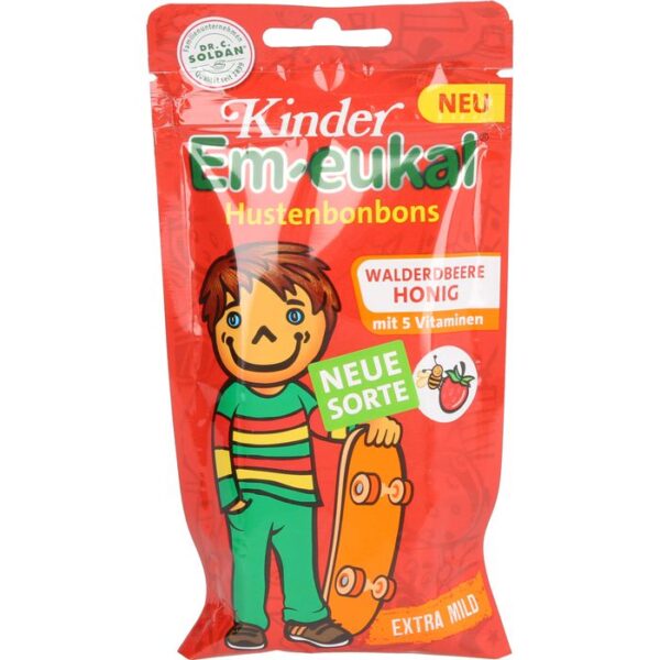 EM-EUKAL Kinder Bonbons Walderdbeere-Honig zh. 75 g