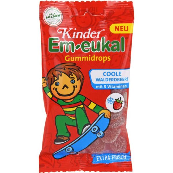 EM-EUKAL Kinder Gummidrops coole Walderdbeere zh. 75 g