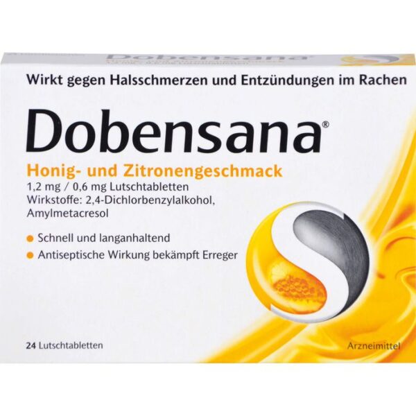 DOBENSANA Honig- u.Zitronengeschm.1,2mg/0,6mg Lut. 24 St.