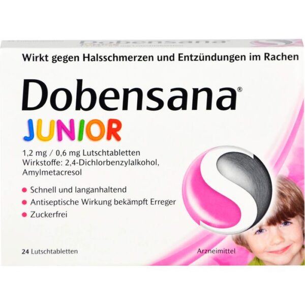 DOBENSANA Junior 1,2mg/0,6mg Lutschtabletten 24 St.