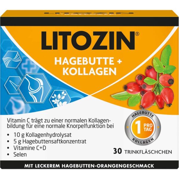 LITOZIN Hagebutte+Kollagen Trinkfläschchen 750 ml