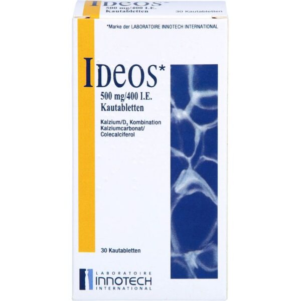 IDEOS 500 mg/400 I.E. Kautabletten 30 St.