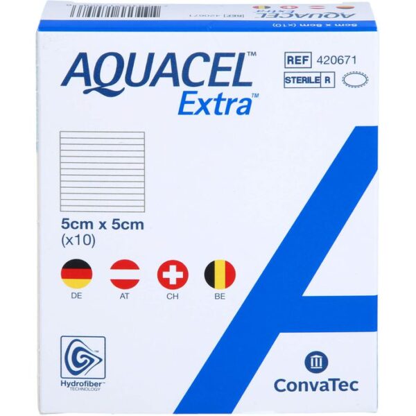 AQUACEL Extra 5x5 cm Verband 10 St.