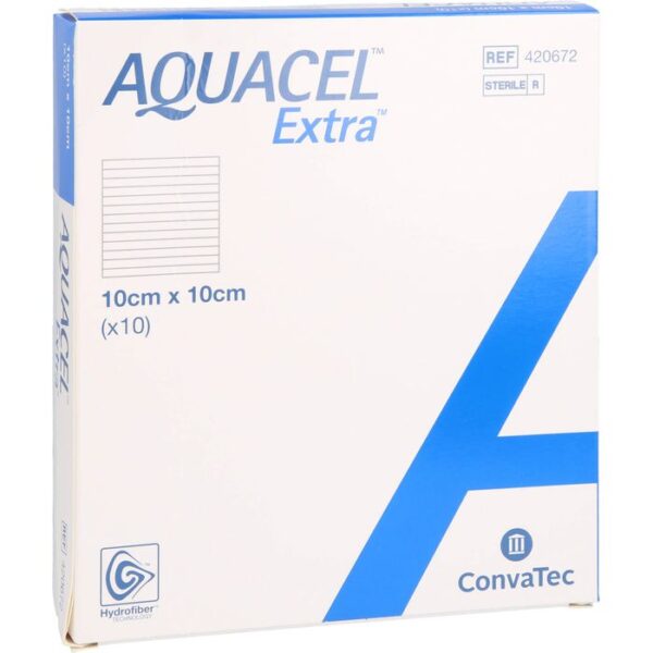 AQUACEL Extra 10x10 cm Verband 10 St.