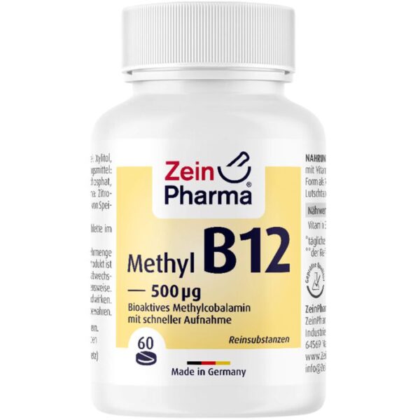 VITAMIN B12 500 µg Methylcobalamin Lutschtabletten 60 St.