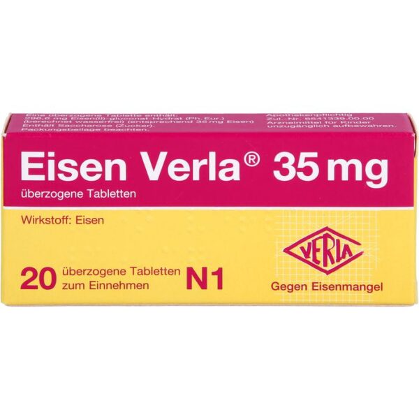 EISEN VERLA 35 mg überzogene Tabletten 20 St.