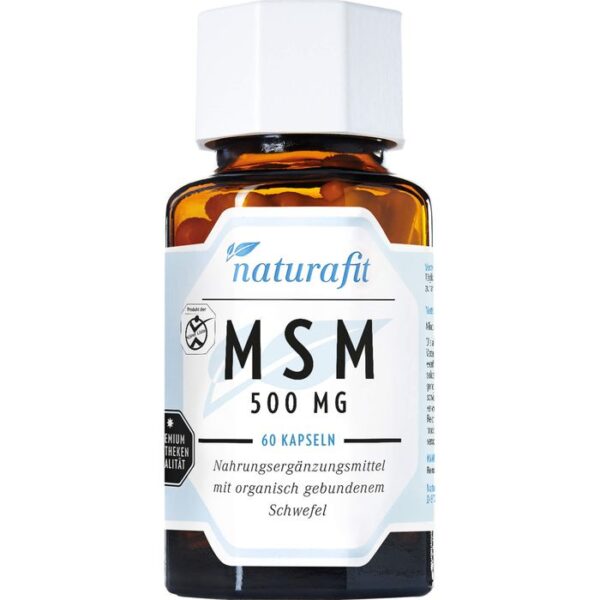 NATURAFIT MSM 500 mg Kapseln 60 St.