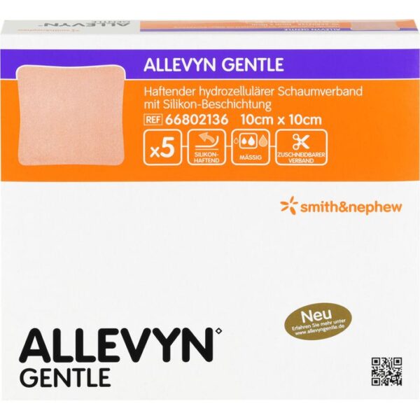 ALLEVYN Gentle 10x10 cm Schaumverb. 5 St.